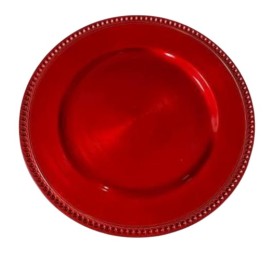 BAJOPLATO PP 33X33X1,5 ROJO