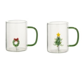 VASO BOROSILICATO 8X8X9,4 400ML 3D 2 SURT.