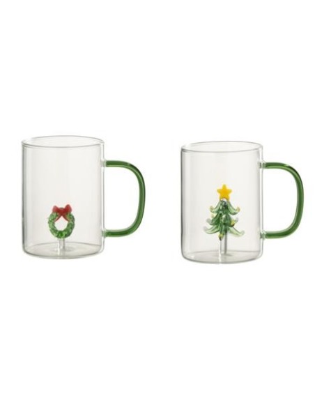 VASO BOROSILICATO 8X8X9,4 400ML 3D 2 SURT.