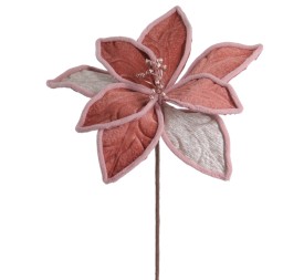 POINSETTIA VELVET 36 CMS (NAV3671-12)