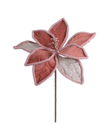 POINSETTIA VELVET 36 CMS (NAV3671-12)