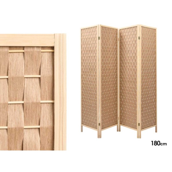 PARABAN 4 PANELES COLOR NATURAL 7.5 x 45 x 180 cm