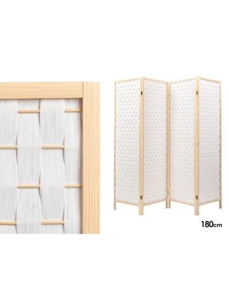 PARABAN 4 PANELES BLANCO 7.5 x 45 x 180 cm