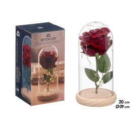 CUPULA 1 ROSA LED ROJA