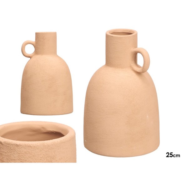 JARRON TINAJA 25CM TIERRA