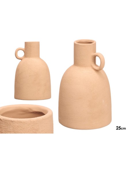 JARRON TINAJA 25CM TIERRA