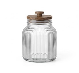 BOTE CRISTAL ACACIA 16X16X18,3 2.2L TRANSPARENTE