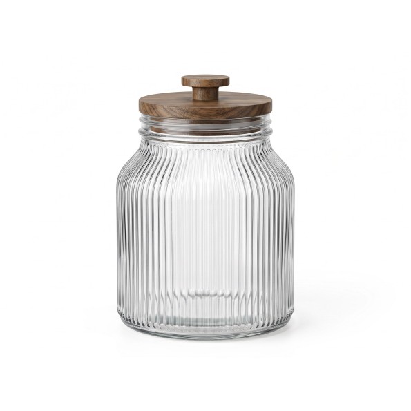 BOTE CRISTAL ACACIA 16X16X18,3 2.2L TRANSPARENTE