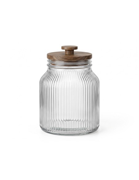 BOTE CRISTAL ACACIA 16X16X18,3 2.2L TRANSPARENTE