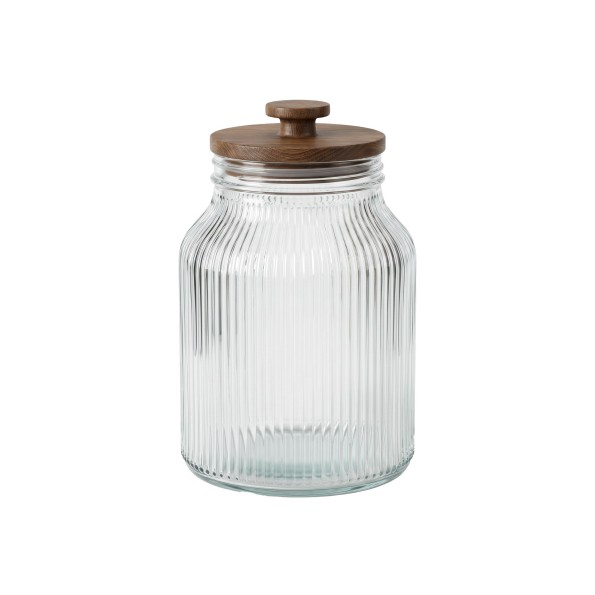 BOTE CRISTAL ACACIA 16X16X23 3L TRANSPARENTE