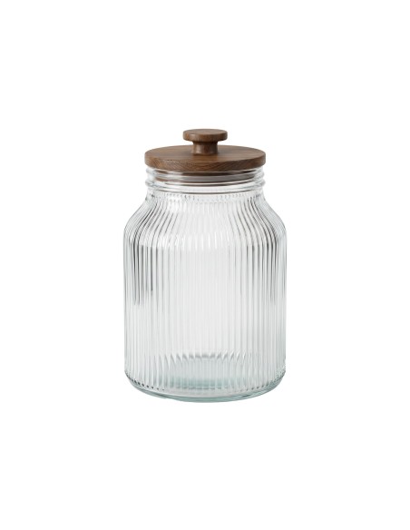 BOTE CRISTAL ACACIA 16X16X23 3L TRANSPARENTE