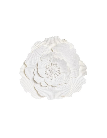 DECORACION PARED PAPEL MACHE 38X7X38 FLOR 2 SURT.