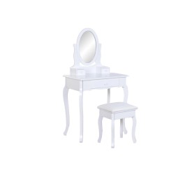 TOCADOR SET 2 MDF ESPEJO 70X40X129.5 BLANCO