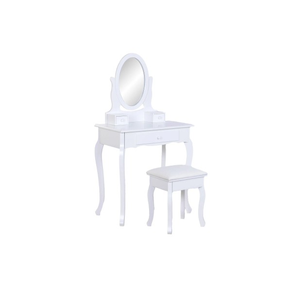 TOCADOR SET 2 MDF ESPEJO 70X40X129.5 BLANCO