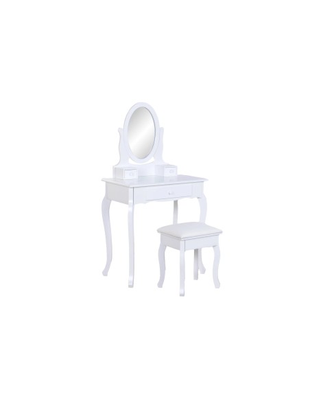 TOCADOR SET 2 MDF ESPEJO 70X40X129.5 BLANCO