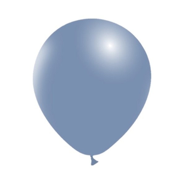 BOLSA 100 GLOBOS 45CM AZUL VINTAGE V05