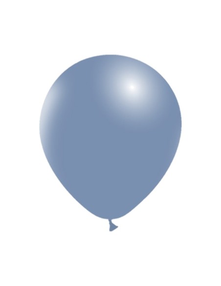 BOLSA 100 GLOBOS 45CM AZUL VINTAGE V05