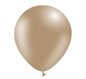 BOLSA 100 GLOBOS 45CM CARAMEL TOFFEE P51