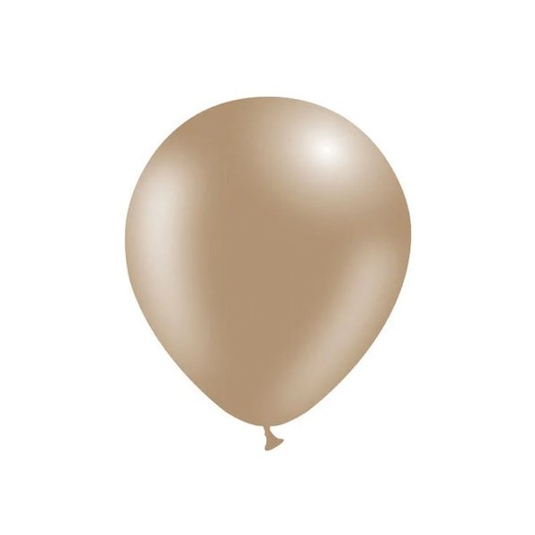 BOLSA 100 GLOBOS 45CM CARAMEL TOFFEE P51
