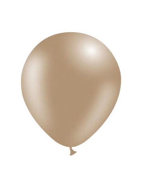 BOLSA 100 GLOBOS 45CM CARAMEL TOFFEE P51
