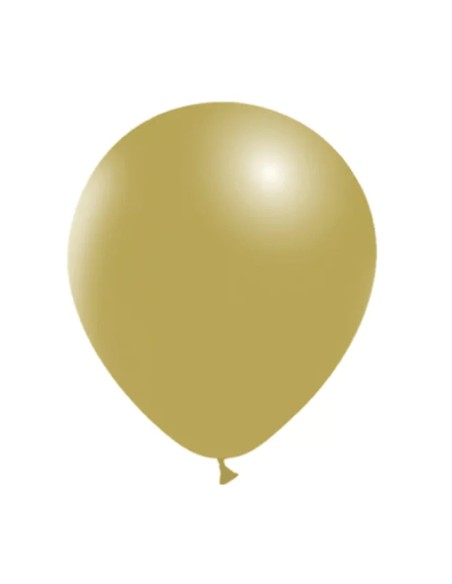 BOLSA 50 GLOBOS 95CM MOSTAZA V04