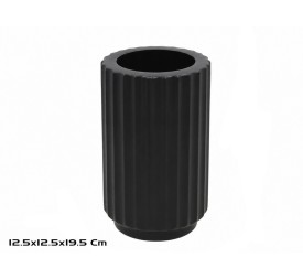 JARRON ESCIPION 19.5X12.5CM NEGRO