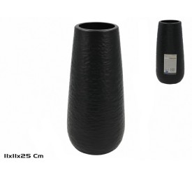 JARRON ANIBAL 25X9CM NEGRO