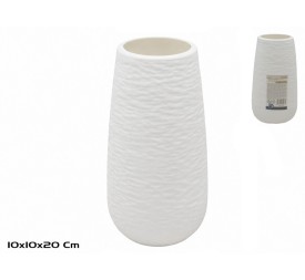 JARRON ANIBAL 20X8CM BLANCO