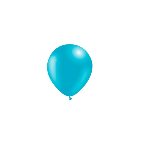 BOLSA 100 GLOBOS 45CM TROPICAL BLUE P52
