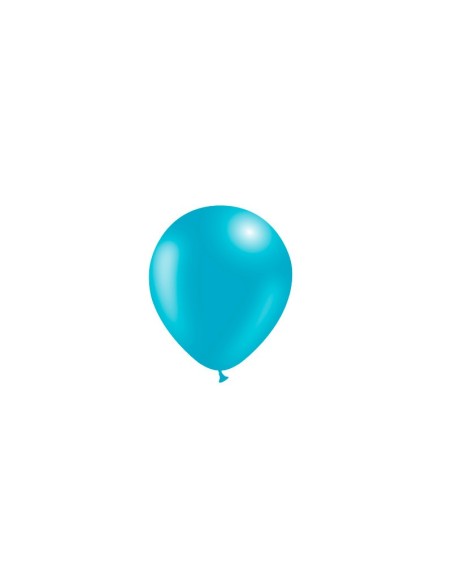 BOLSA 100 GLOBOS 45CM TROPICAL BLUE P52