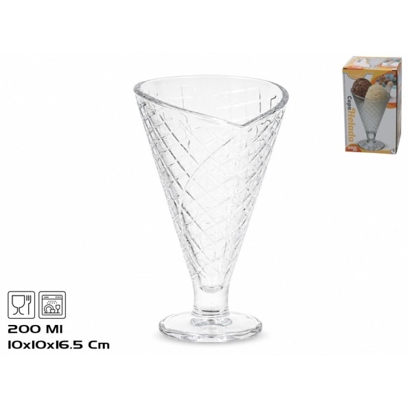 COPA HELADO 200ML 10X10X16.5CM