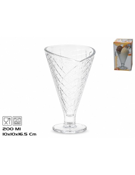 COPA HELADO 200ML 10X10X16.5CM