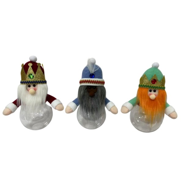 FIGURA POLIESTER PE 18X11X25 REYES MAGOS 3 SURT.