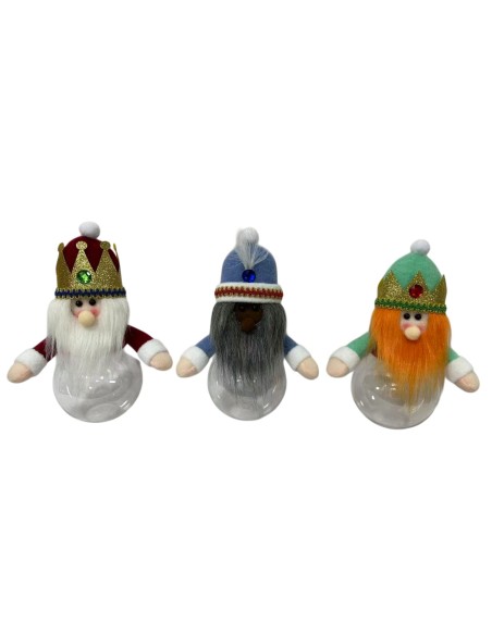 FIGURA POLIESTER PE 18X11X25 REYES MAGOS 3 SURT.