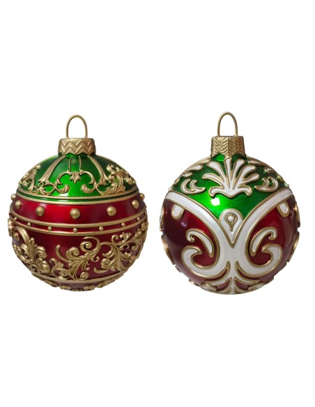 DECORACION RESINA 22X22X26 BOLA 2 SURT.