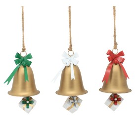DECORACION COLGANTE METAL 20,5X20,5X40 25 cm cuerd