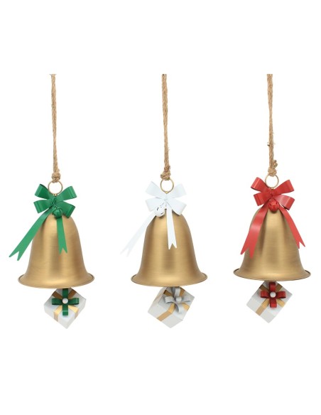 DECORACION COLGANTE METAL 20,5X20,5X40 25 cm cuerd