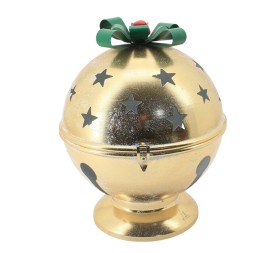 FIGURA METAL 31X31X39 DORADO
