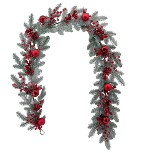 GUIRNALDA LED PVC 20X15X180 ROJO