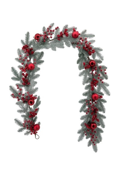 GUIRNALDA LED PVC 20X15X180 ROJO