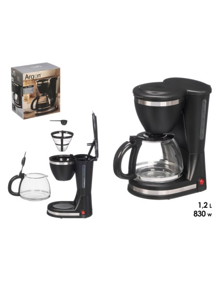 CAFETERA ELECTRICA 12 TAZAS 830W 1,2L