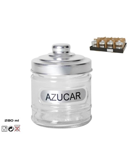 AZUCARERO SILVER 280 ML. CRISTAL