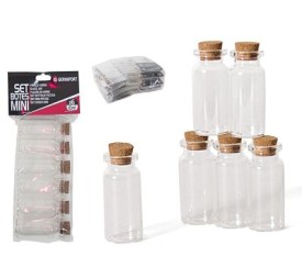 SET BOTES MINI X6 10 ML  - CRISTAL