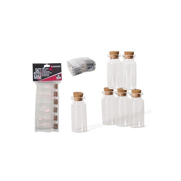 SET BOTES MINI X6 10 ML  - CRISTAL