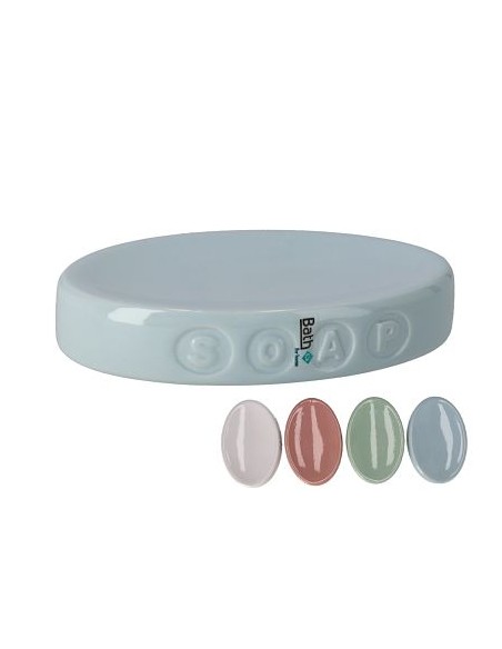 JABONERA BAÑO BATH TIME 15,5X10,5CM