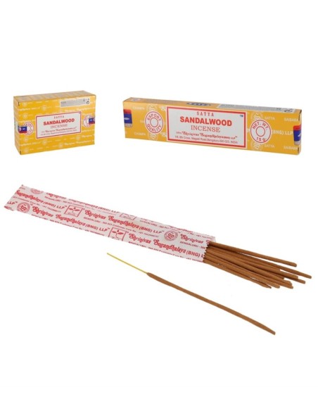 INCIENSO 15G 12 STICKS SANDAL WOOD