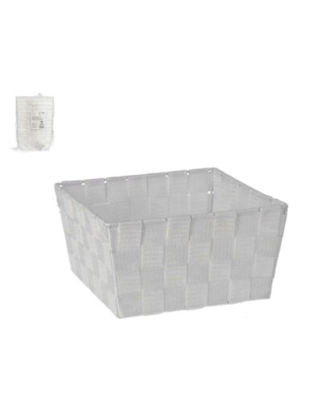 CESTA DUNIA 21X21X11CM - BLANCO CESTA DUNIA 21X21X11CM - BLANCO