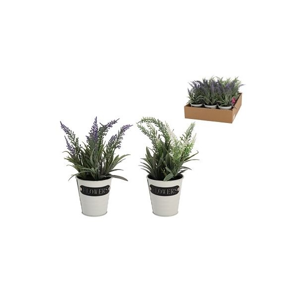 MACETA METAL LAVANDA 20 CM SURTIDO (2587)