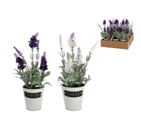MACETA METAL LAVANDA 28 CM SURTIDAS