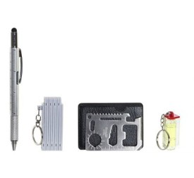 REGALO SET 6 METAL 20X15X5 HERRAMIENTAS MULTICOLOR